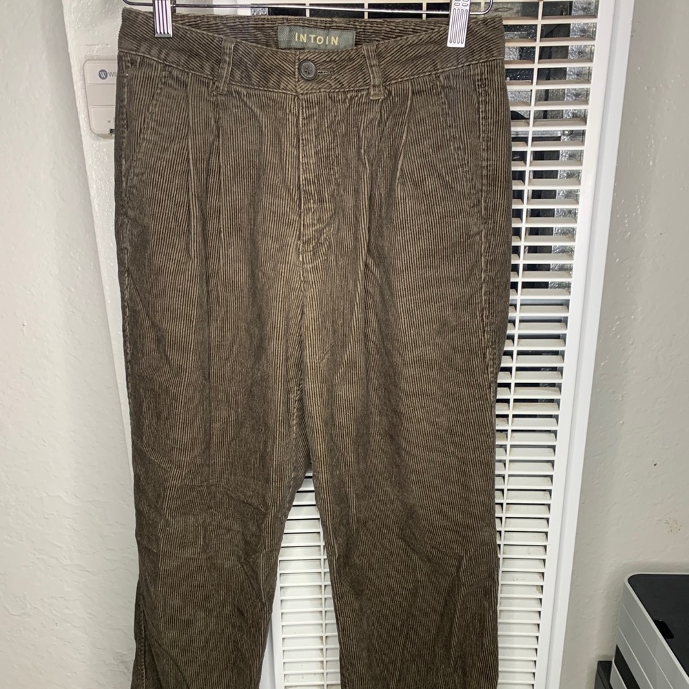 Brown corduroy pants
